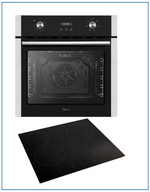 Load image into Gallery viewer, S25CPSS Digital Fan Oven and Touch Hob Stainless Steel
