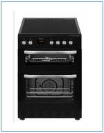 Load image into Gallery viewer, S06C2DOBL Double Oven with Fan &amp; Ceramic Hob, Black
