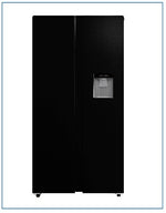 Load image into Gallery viewer, Frost Free Side By Side Fridge Freezer Black
