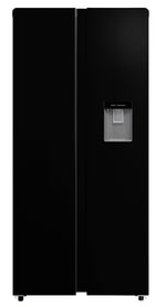 Load image into Gallery viewer, Frost Free Side By Side Fridge Freezer Black
