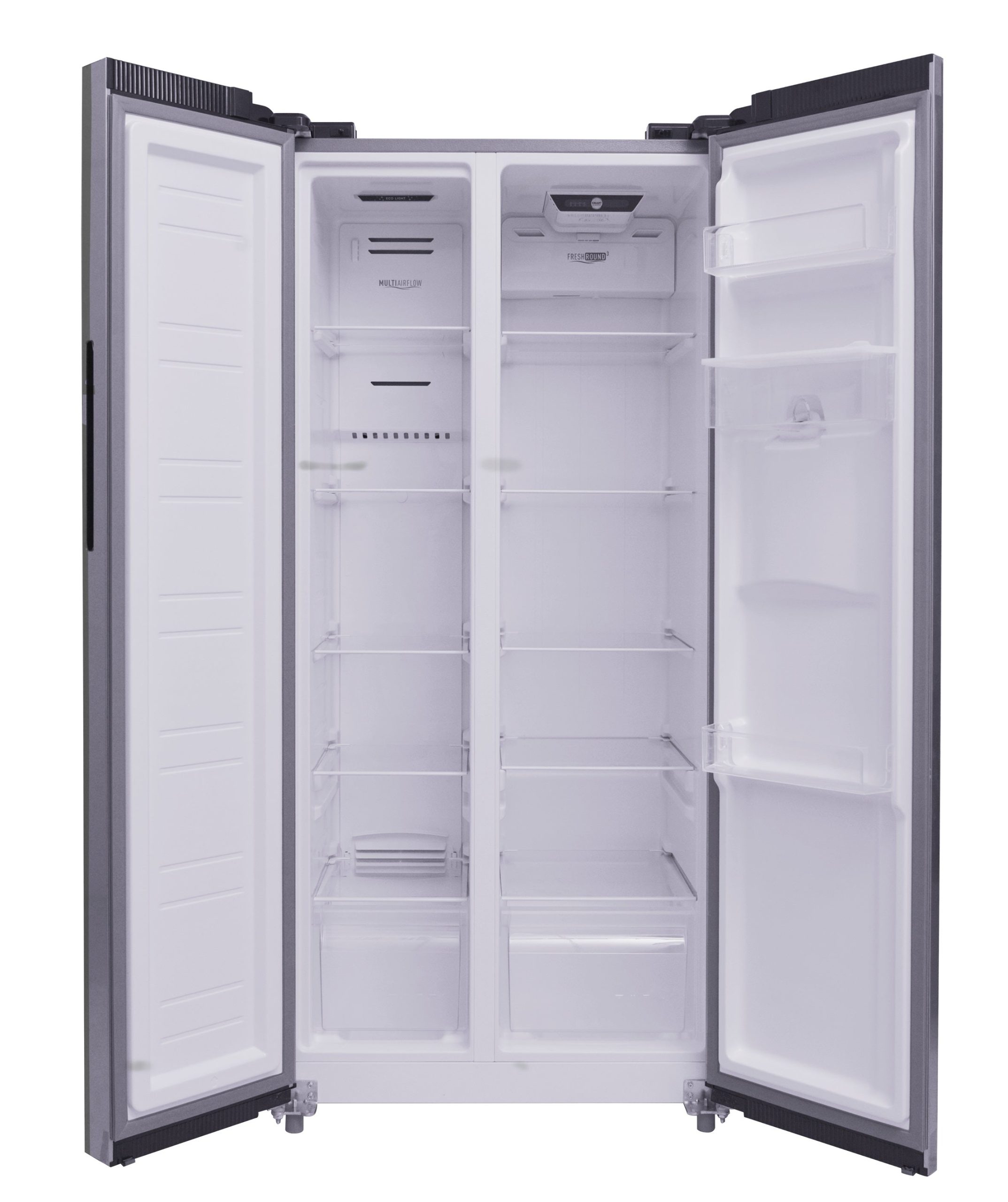 Frost Free Side By Side Fridge Freezer Stainless Steel - Image 3