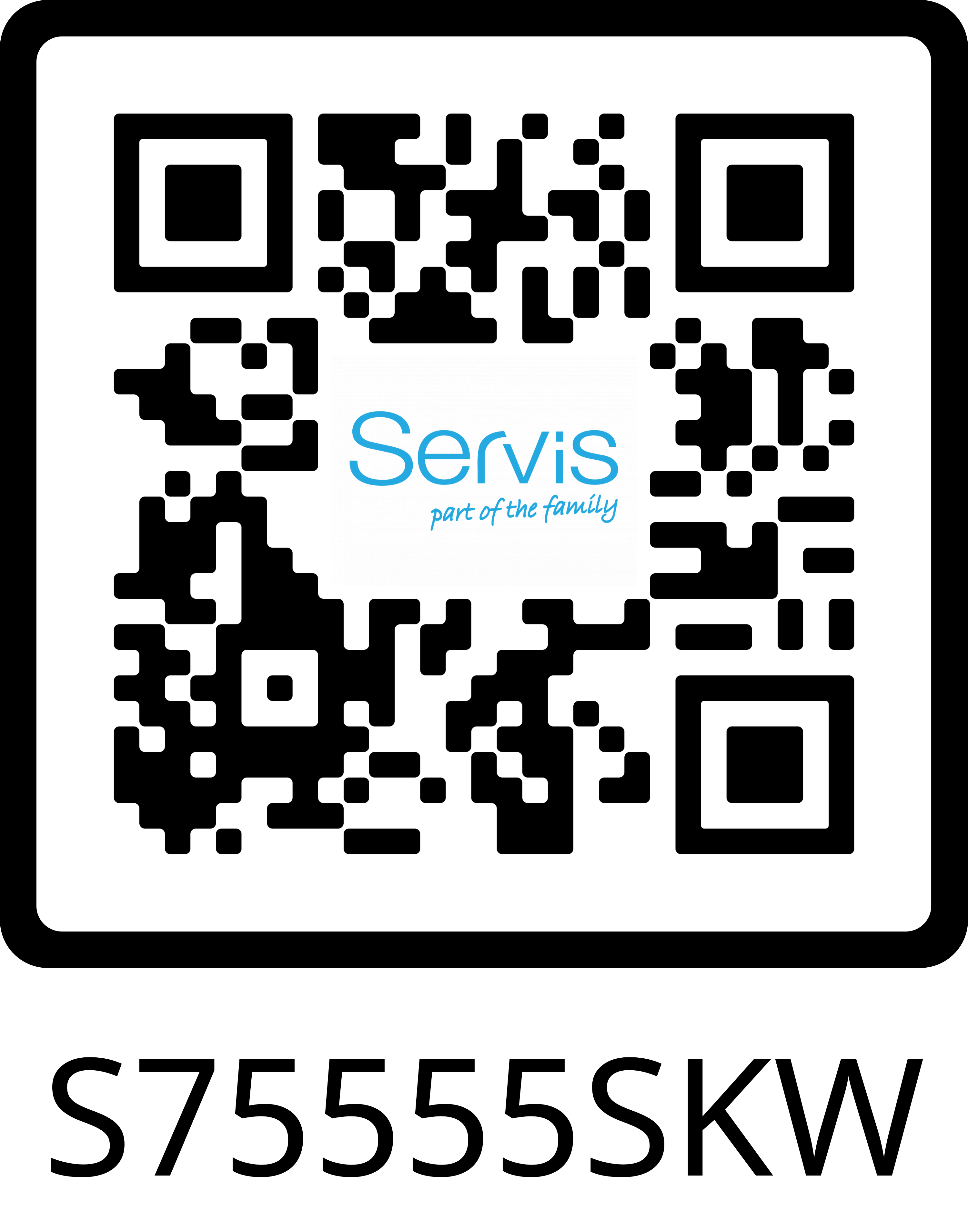 S75555SKW Smart Frost Fridge Freezer 154/100 Litre - Image 5